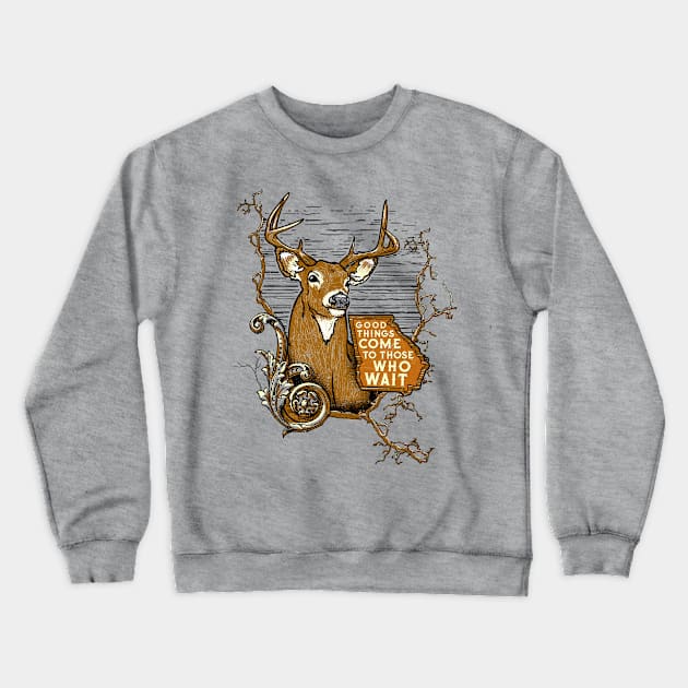 Georgia Deer Hunting Crewneck Sweatshirt by MerchFrontier